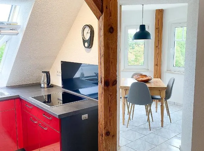 Apartman Weinquartier Gruene 70 Qm Kamin Kueche Parkplatz Turmzimmer Naumburg